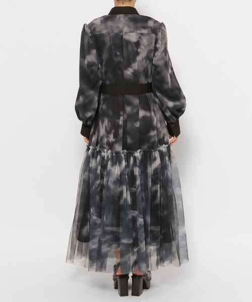 HARE 【LADIES】 チュールレイヤーデザインワンピー ス HARE（ハレ）の「チュールレイヤーデザインワンピース(HARE