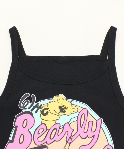 RNA(アールエヌエー)の「M2313 ベアープリント2WAYキャミ(キャミソール・レディース・ブラック/ホワイト・MEDIUM)」の10枚目の写真