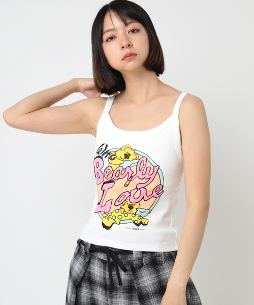 RNA(アールエヌエー)の「M2313 ベアープリント2WAYキャミ(キャミソール・レディース・ブラック/ホワイト・MEDIUM)」の15枚目の写真