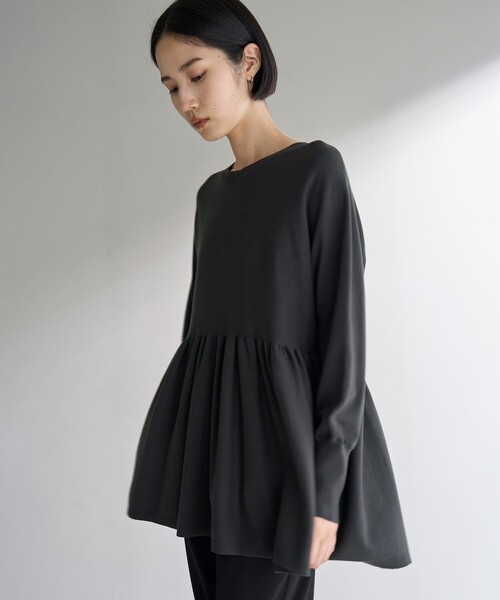 【セール】【洗える】マイビューティニット ペプラム（ニット/セーター）｜UNFILO（アンフィーロ）