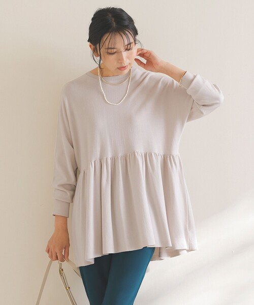 【セール】【洗える】マイビューティニット ペプラム（ニット/セーター）｜UNFILO（アンフィーロ）