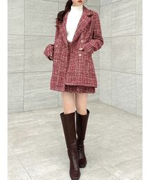 RESEXXY | ツイードジャケット【セットアップ着用可能】(テーラードジャケット)