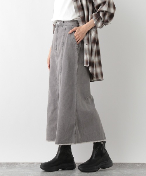 セール】GOODデニムナロースカート/118369（デニムスカート）｜GLOBAL