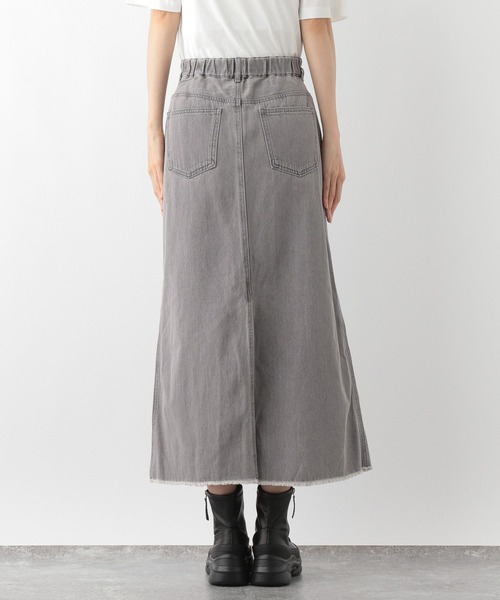 GLOBAL WORK（グローバルワーク）の「GOODデニムナロースカート/118369（デニムスカート・レディース・ブルー/グレー/ネイビー・MEDIUM/LARGE）」の5枚目の写真