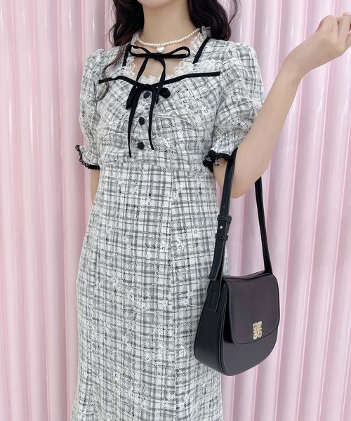 ROJITA（ロジータ）の「レースマメイドワンピース（ワンピース・レディース・ピンク/ブラック/その他・FREE）」の4枚目の写真