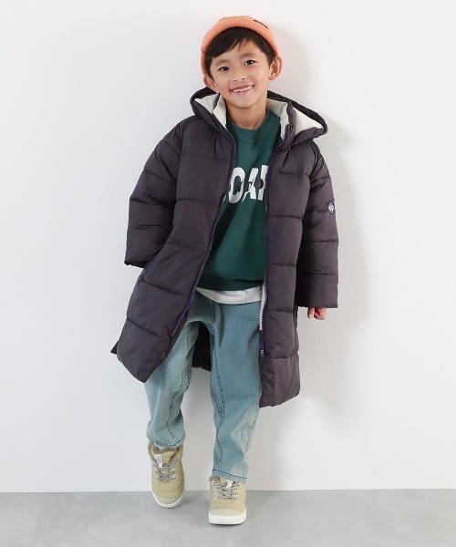 セール】洗える ファイバーダウン あったか防風 ロングコート（ダウン