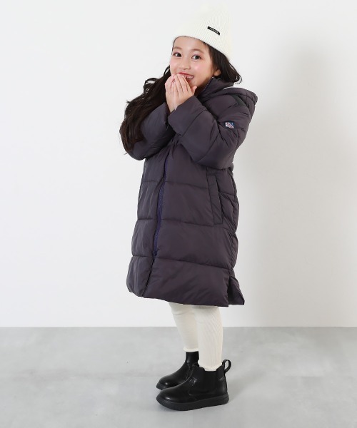 セール】洗える ファイバーダウン あったか防風 ロングコート（ダウン