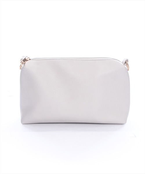 clear（クリア）の「ポーチ付きA4合皮バッグ [大容量 スッキリ収納 大人 通勤  オフィスカジュアル]≪2024AW新作≫（トートバッグ・レディース・グレイッシュベージュ/ブラック・F）」の7枚目の写真