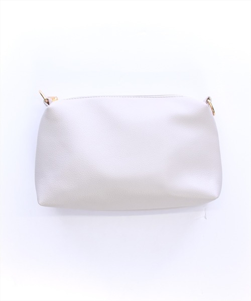 clear（クリア）の「ポーチ付きA4合皮バッグ [大容量 スッキリ収納 大人 通勤  オフィスカジュアル]≪2024AW新作≫（トートバッグ・レディース・グレイッシュベージュ/ブラック・F）」の8枚目の写真