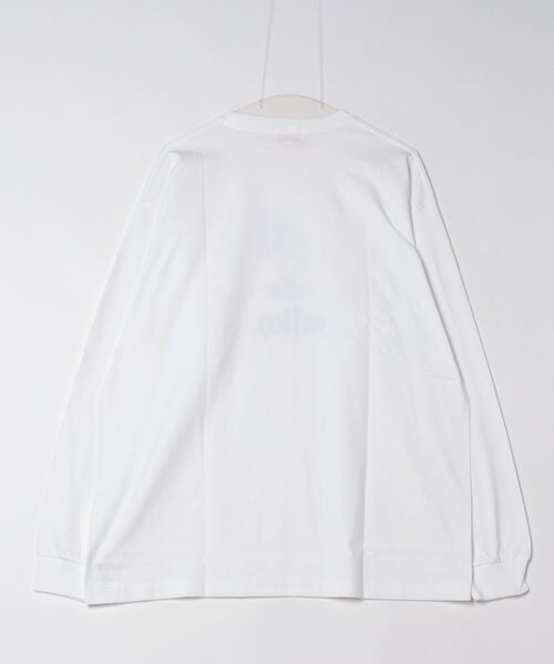 BIG MIKE（ビッグマイク）の「BIG MIKE プリント ロングスリーブTEE（Tシャツ/カットソー・メンズ・ホワイト系その他3/ブラック系その他5/ホワイト系その他5/ブラック系その他2/ホワイト系その他2/ブラック系その他/ホワイト系その他/グリーン/ブラック系その他4/ホワイト系その他4/チャコール/ブラック系その他3/ホワイト系その他6/グレー・XL/L/M）」の22枚目の写真