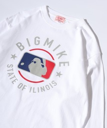 BIG MIKE プリント ロングスリーブTEE