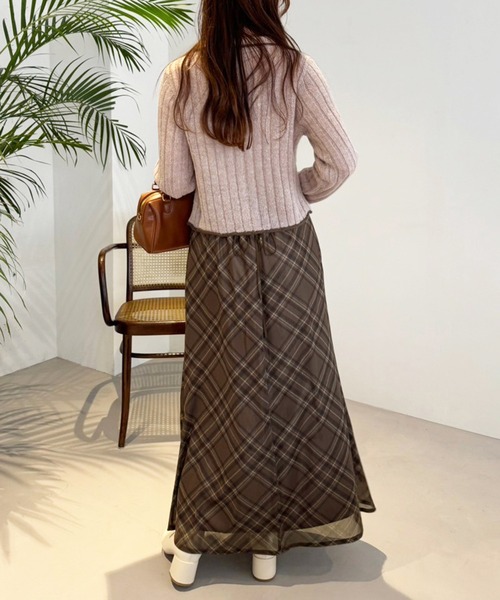 one after another NICE CLAUP(ワンアフターアナザーナイスクラップ)の「レースアップマーメイドスカート(スカート・レディース・レッド系その他/ブラック/ブラウン系その他/アイボリー系・SMALL/MEDIUM)」の13枚目の写真