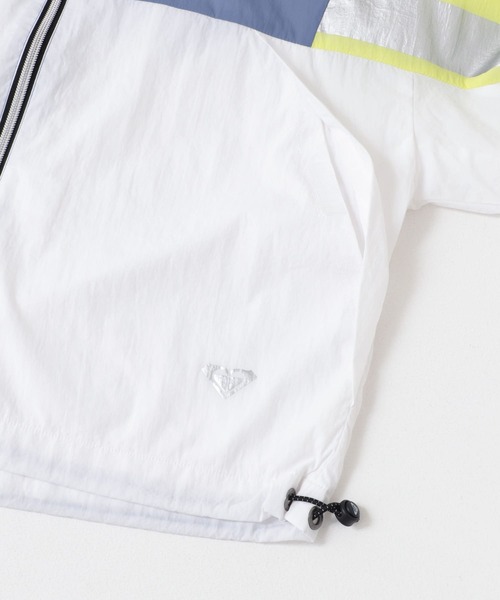 ROXY(ロキシー)の「ROXY JUMP HIGH METALLIC JACKET(ナイロンジャケット・レディース・ブルー/ブラック・MEDIUM)」の4枚目の写真