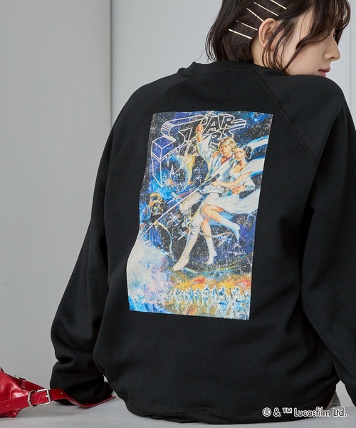 STAR WARS/スターウォーズ 別注 ヴィンテージライクプリント オーバー