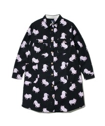 ブタ/レオパードゲッコー シャツワンピース W