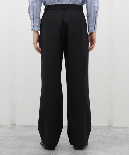 markaware（マーカウェア）の「MARKAWARE(マーカウェア) WIDE CARPENTER TROUSERS A24C06PT03C（スラックス・メンズ・ブラック・1/2）」の18枚目の写真