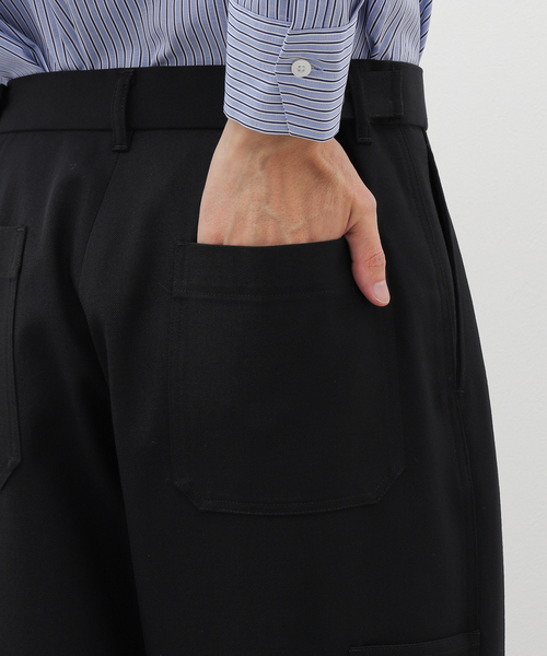 markaware（マーカウェア）の「MARKAWARE(マーカウェア) WIDE CARPENTER TROUSERS A24C06PT03C（スラックス・メンズ・ブラック・1/2）」の11枚目の写真