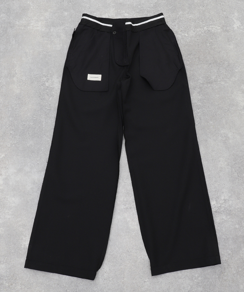 markaware（マーカウェア）の「MARKAWARE(マーカウェア) WIDE CARPENTER TROUSERS A24C06PT03C（スラックス・メンズ・ブラック・1/2）」の5枚目の写真