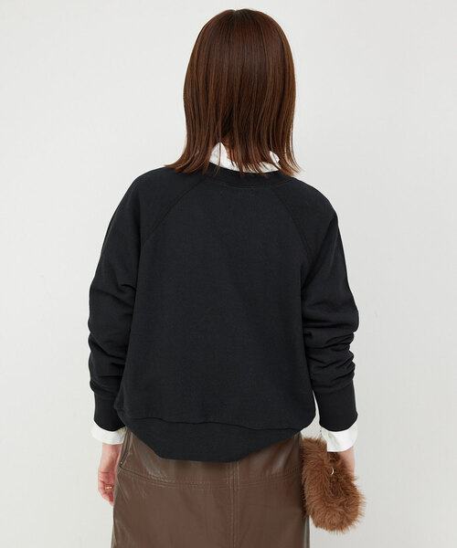 SLOBE IENA（スローブイエナ）の「ROCCABRUNA ロゴスウェット（スウェット・レディース・キャメル/ブラック/チャコールグレー・FREE）」の10枚目の写真