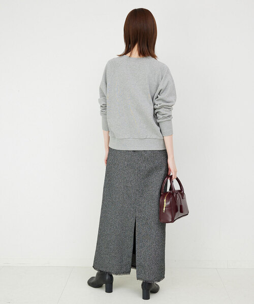 SLOBE IENA（スローブイエナ）の「ROCCABRUNA ロゴスウェット（スウェット・レディース・キャメル/ブラック/チャコールグレー・FREE）」の15枚目の写真