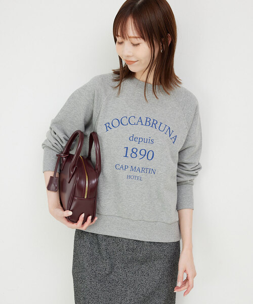 SLOBE IENA（スローブイエナ）の「ROCCABRUNA ロゴスウェット（スウェット・レディース・キャメル/ブラック/チャコールグレー・FREE）」の17枚目の写真