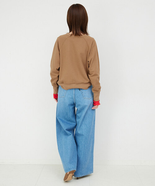 SLOBE IENA（スローブイエナ）の「ROCCABRUNA ロゴスウェット（スウェット・レディース・キャメル/ブラック/チャコールグレー・FREE）」の22枚目の写真