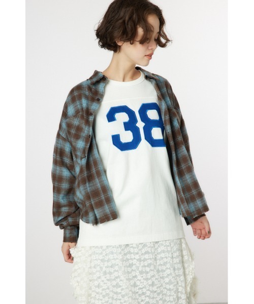 RODEO CROWNS WIDE BOWL(ロデオクラウンズワイドボウル)の「Grunge Check シャツ(シャツ/ブラウス・レディース・ブラック系その他/ブラウン系その他・SMALL/MEDIUM)」の9枚目の写真