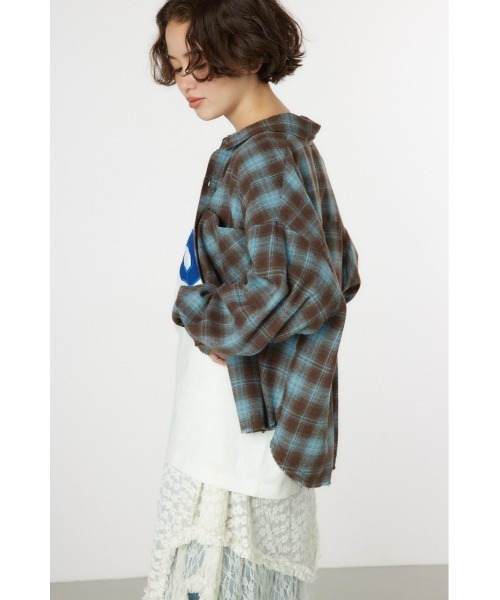 RODEO CROWNS WIDE BOWL(ロデオクラウンズワイドボウル)の「Grunge Check シャツ(シャツ/ブラウス・レディース・ブラック系その他/ブラウン系その他・SMALL/MEDIUM)」の10枚目の写真