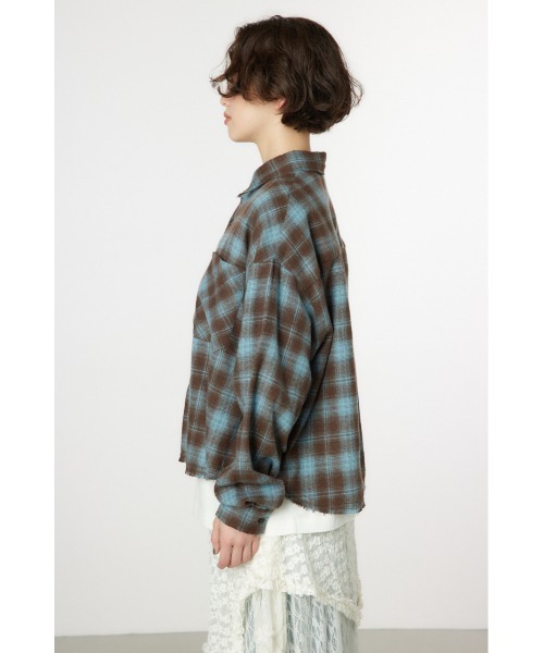 RODEO CROWNS WIDE BOWL(ロデオクラウンズワイドボウル)の「Grunge Check シャツ(シャツ/ブラウス・レディース・ブラック系その他/ブラウン系その他・SMALL/MEDIUM)」の15枚目の写真