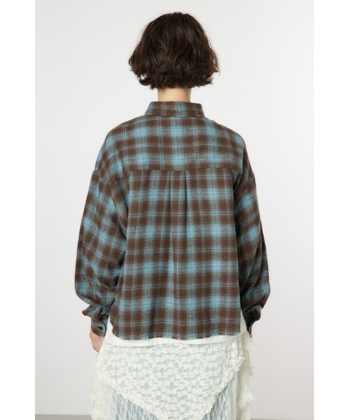 RODEO CROWNS WIDE BOWL(ロデオクラウンズワイドボウル)の「Grunge Check シャツ(シャツ/ブラウス・レディース・ブラック系その他/ブラウン系その他・SMALL/MEDIUM)」の16枚目の写真