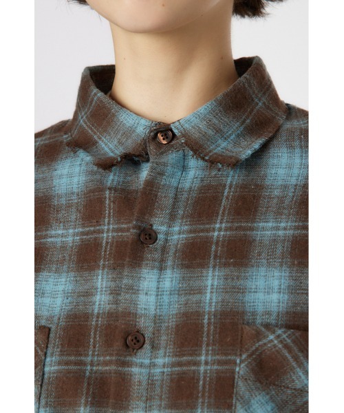 RODEO CROWNS WIDE BOWL(ロデオクラウンズワイドボウル)の「Grunge Check シャツ(シャツ/ブラウス・レディース・ブラック系その他/ブラウン系その他・SMALL/MEDIUM)」の17枚目の写真