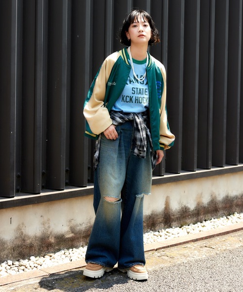 RODEO CROWNS WIDE BOWL(ロデオクラウンズワイドボウル)の「Grunge Check シャツ(シャツ/ブラウス・レディース・ブラック系その他/ブラウン系その他・SMALL/MEDIUM)」の22枚目の写真