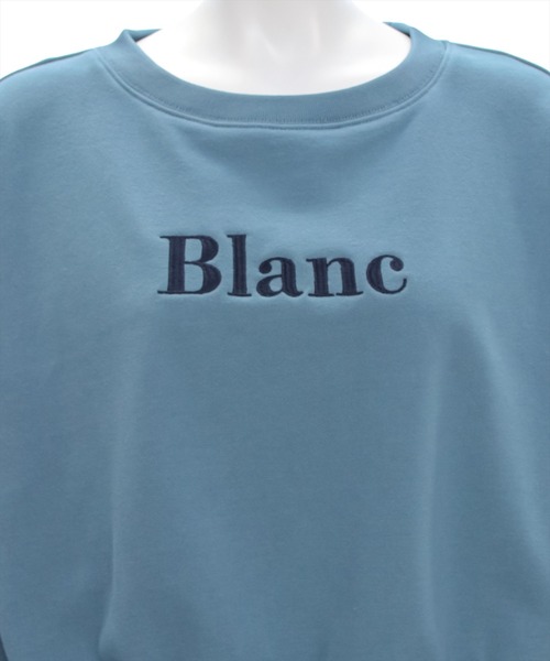 clear（クリア）の「ロゴ刺繍袖ボリュームデザインスウェット [スタイルアップ シンプル ふんわり]≪2024AW新作≫（スウェット・レディース・オフホワイト/チャコールグレー/ブルーグレー・F）」の14枚目の写真