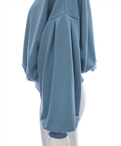 clear（クリア）の「ロゴ刺繍袖ボリュームデザインスウェット [スタイルアップ シンプル ふんわり]≪2024AW新作≫（スウェット・レディース・オフホワイト/チャコールグレー/ブルーグレー・F）」の16枚目の写真