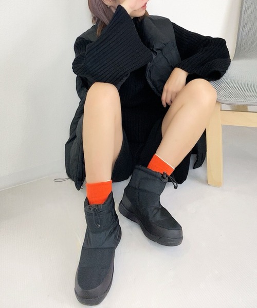 Sugar Sugar(シュガーシュガー)の「スノーブーツ 撥水 生活防水設計 超軽量 レイン【SUGAR SUGARシュガーシュガー】(ブーツ・レディース・カーキ/ブラック・S/M/L/LL)」の3枚目の写真