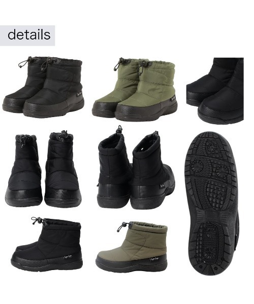 Sugar Sugar(シュガーシュガー)の「スノーブーツ 撥水 生活防水設計 超軽量 レイン【SUGAR SUGARシュガーシュガー】(ブーツ・レディース・カーキ/ブラック・S/M/L/LL)」の21枚目の写真