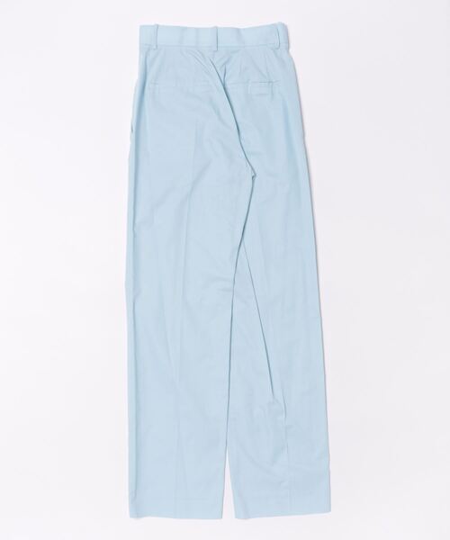 styling/（スタイリング）の「フロントプリーツパンツ（スラックス・レディース・オフホワイト/サックスブルー/チャコールグレー・0/00/1）」の7枚目の写真