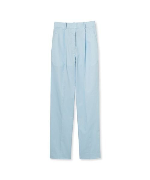 styling/（スタイリング）の「フロントプリーツパンツ（スラックス・レディース・オフホワイト/サックスブルー/チャコールグレー・0/00/1）」の3枚目の写真