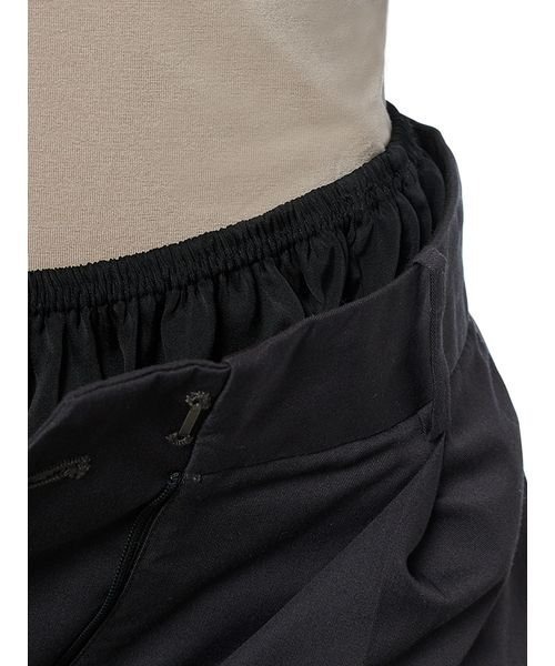 styling/（スタイリング）の「フロントプリーツパンツ（スラックス・レディース・オフホワイト/サックスブルー/チャコールグレー・0/00/1）」の5枚目の写真