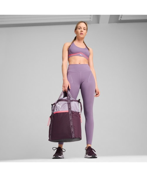 PUMA(プーマ)の「《PUMA》AT ESS トート バッグ(トートバッグ・レディース・ブラック/パープル系/ライトグレー・フリー)」の5枚目の写真