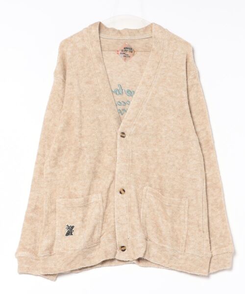 Kahiko（カヒコ）の「【Kahiko】SURF＆Palms ギルモアMEN'Sカーディガン（カーディガン/ボレロ・メンズ・ベージュ/ブラック/ターコイズブルー・FREE）」の2枚目の写真
