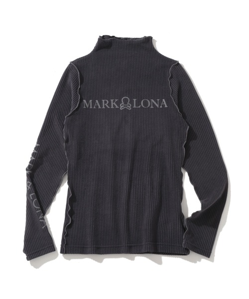 MARK & LONA(マークアンドロナ)の「Lodi Ribbed Bottleneck Pullover | WOMEN(Tシャツ/カットソー・レディース・チャコール/ホワイト・38/36)」の4枚目の写真