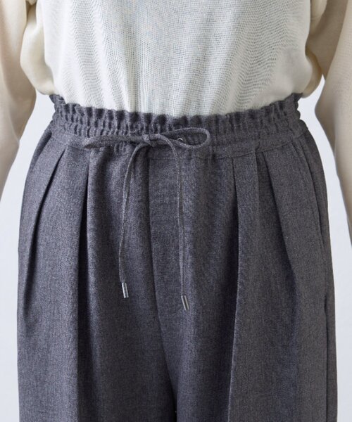 CIAOPANIC TYPY(チャオパニックティピー)の「ウールライクスラックスイージーパンツ(その他パンツ・レディース・グレー/ブラック・MEDIUM/SMALL)」の18枚目の写真
