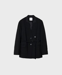 UNITED TOKYO | ノーカラーベルテッドジャケット(テーラードジャケット)