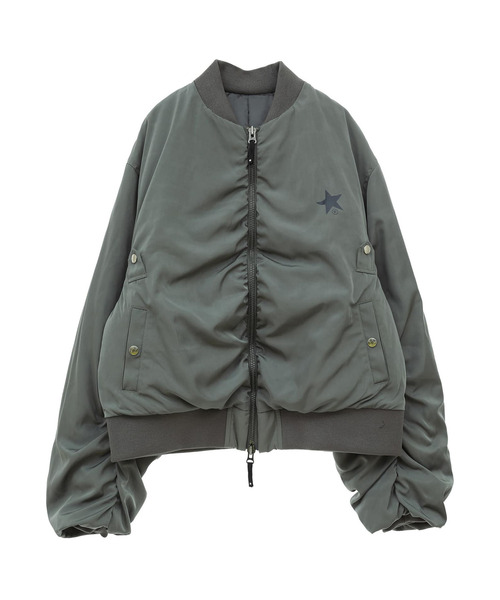 CONVERSE TOKYO(コンバーストウキョウ)の「MILITARY GATHER MA-1(MA-1・メンズ・ブラック/カーキ・MEDIUM/SMALL)」の8枚目の写真