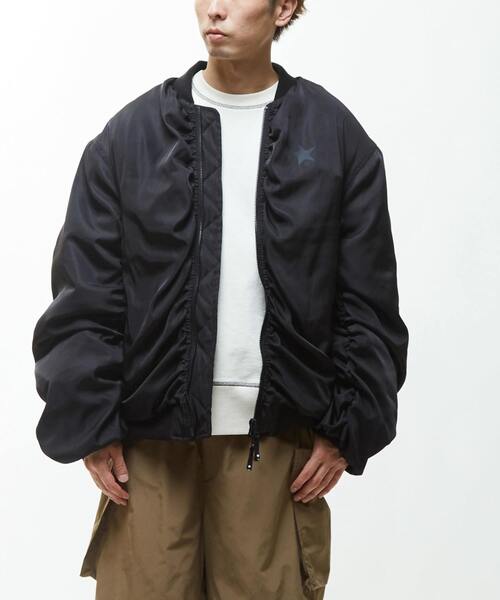 CONVERSE TOKYO(コンバーストウキョウ)の「MILITARY GATHER MA-1(MA-1・メンズ・ブラック/カーキ・MEDIUM/SMALL)」の18枚目の写真