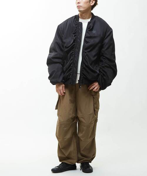 CONVERSE TOKYO(コンバーストウキョウ)の「MILITARY GATHER MA-1(MA-1・メンズ・ブラック/カーキ・MEDIUM/SMALL)」の21枚目の写真