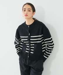 collex | ハーフミラノボーダーカーディガン(カーディガン/ボレロ)