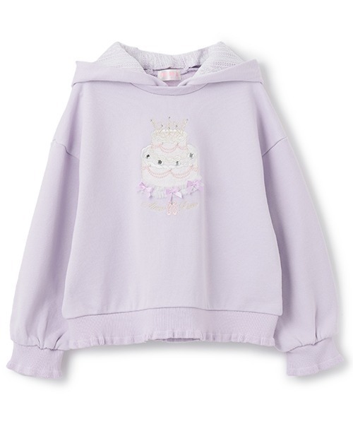 【セール】ティアラケーキ パーカ（パーカー）｜mezzo piano（メゾピアノ）