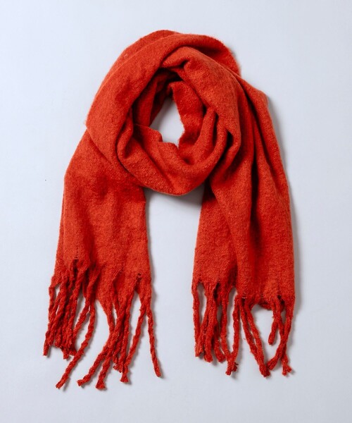 FREAK'S STORE(フリークスストア)の「ソリッド ボリューム マフラー(マフラー・メンズ・その他7/ブラック/ブラウン/オレンジ/ベージュ・フリ-)」の4枚目の写真